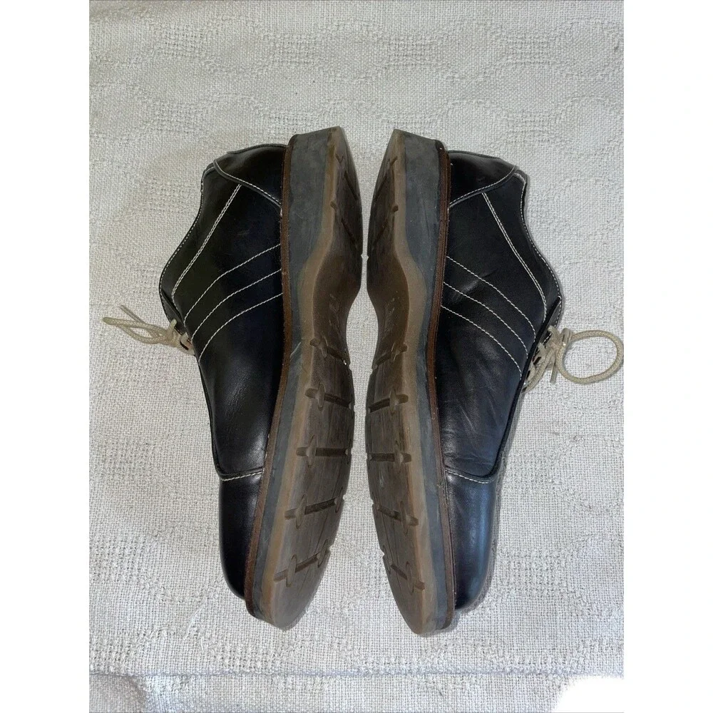 Johnston & Murphy Italy Men’s Casual Shoes Size 11 M Black Leather Going Out
